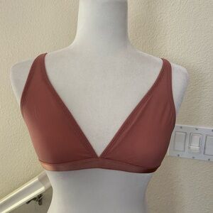 Parade Sexy Silky Mesh Plunge Bralette color Blush NWOT size XS